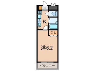 レ－ク魚住の物件間取画像